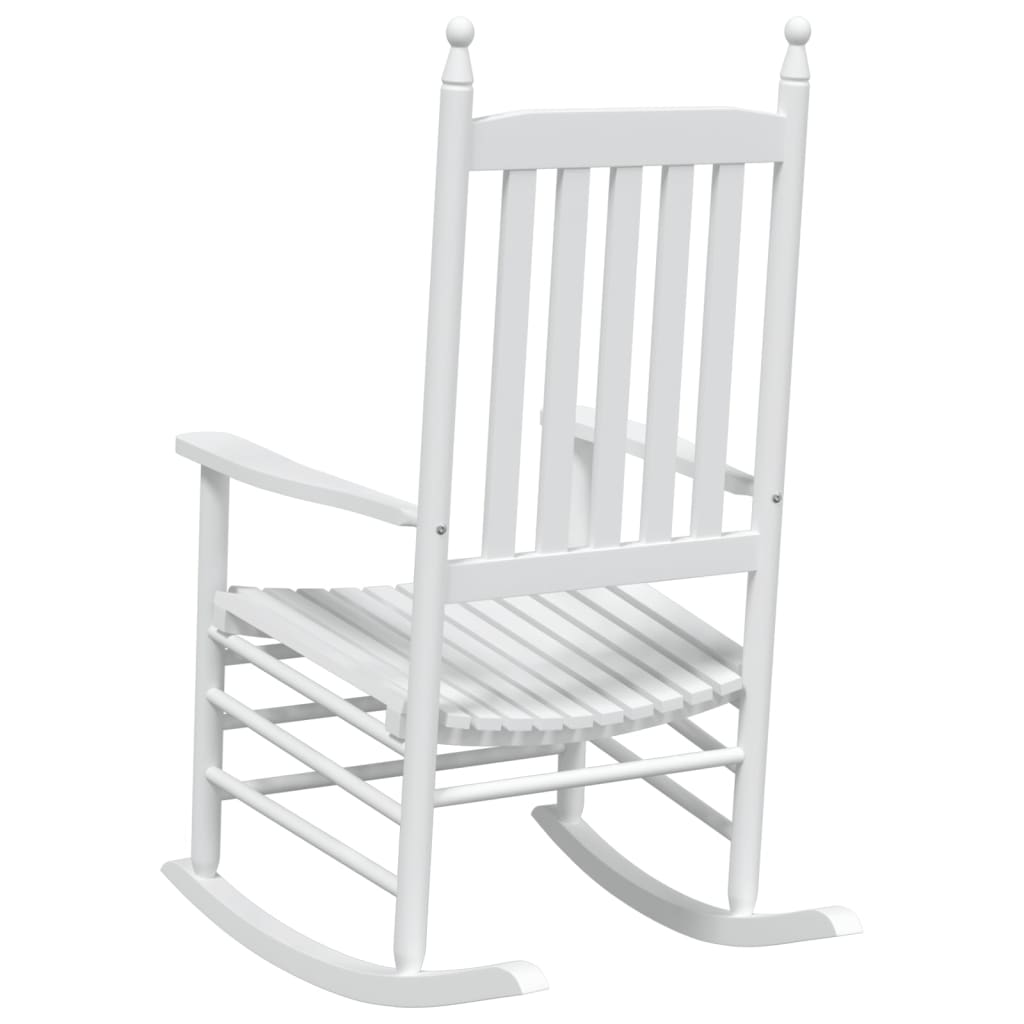 vidaXL Supamos kėdės su išlenktomis sėdynėmis, 2vnt., baltos, eglė