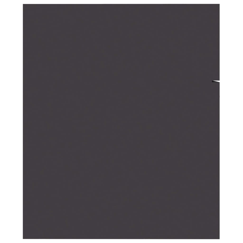 vidaXL Spintelė praustuvui, pilkos spalvos, 60x38,5x46cm, MDP