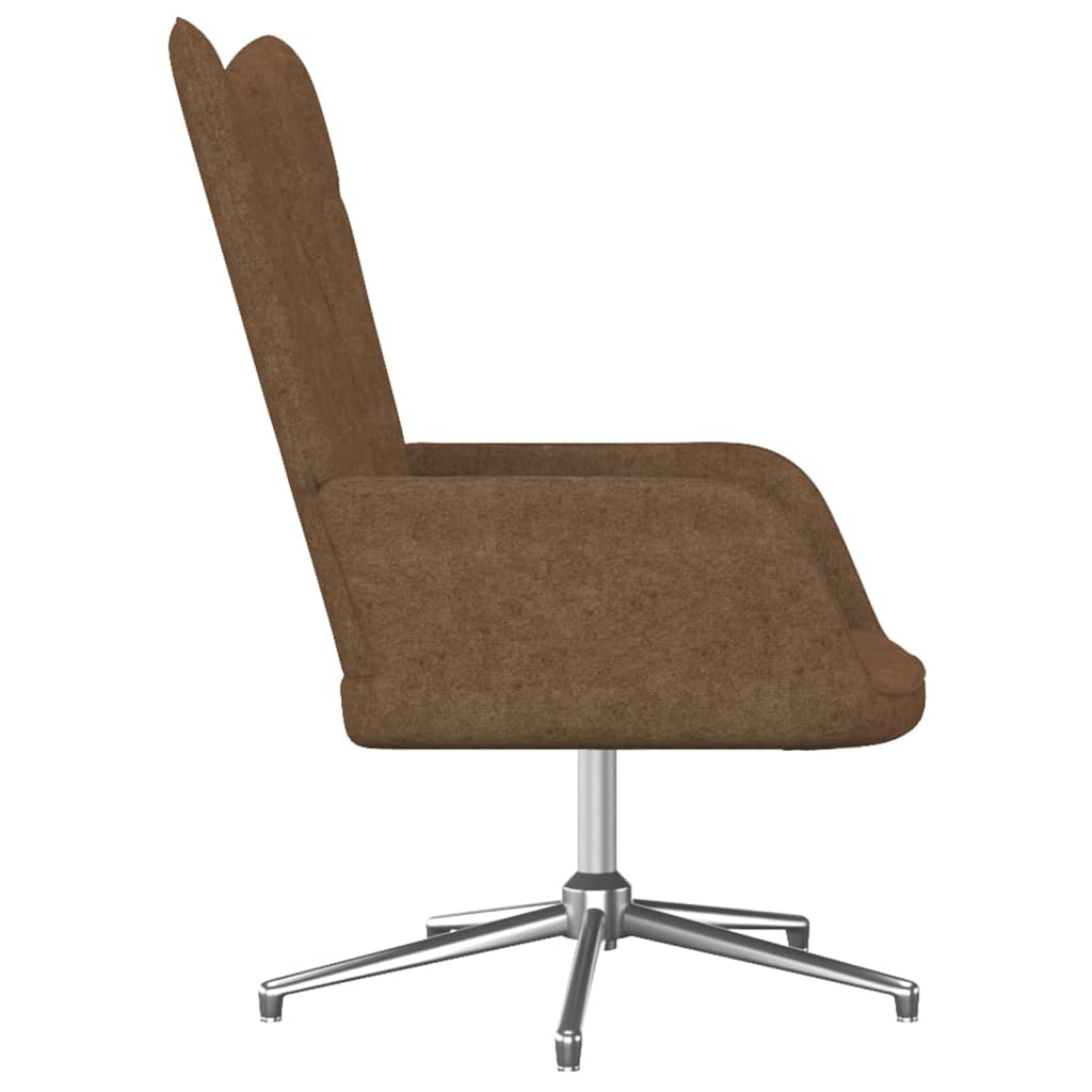 vidaXL Poilsio kėdė, taupe spalvos, audinys