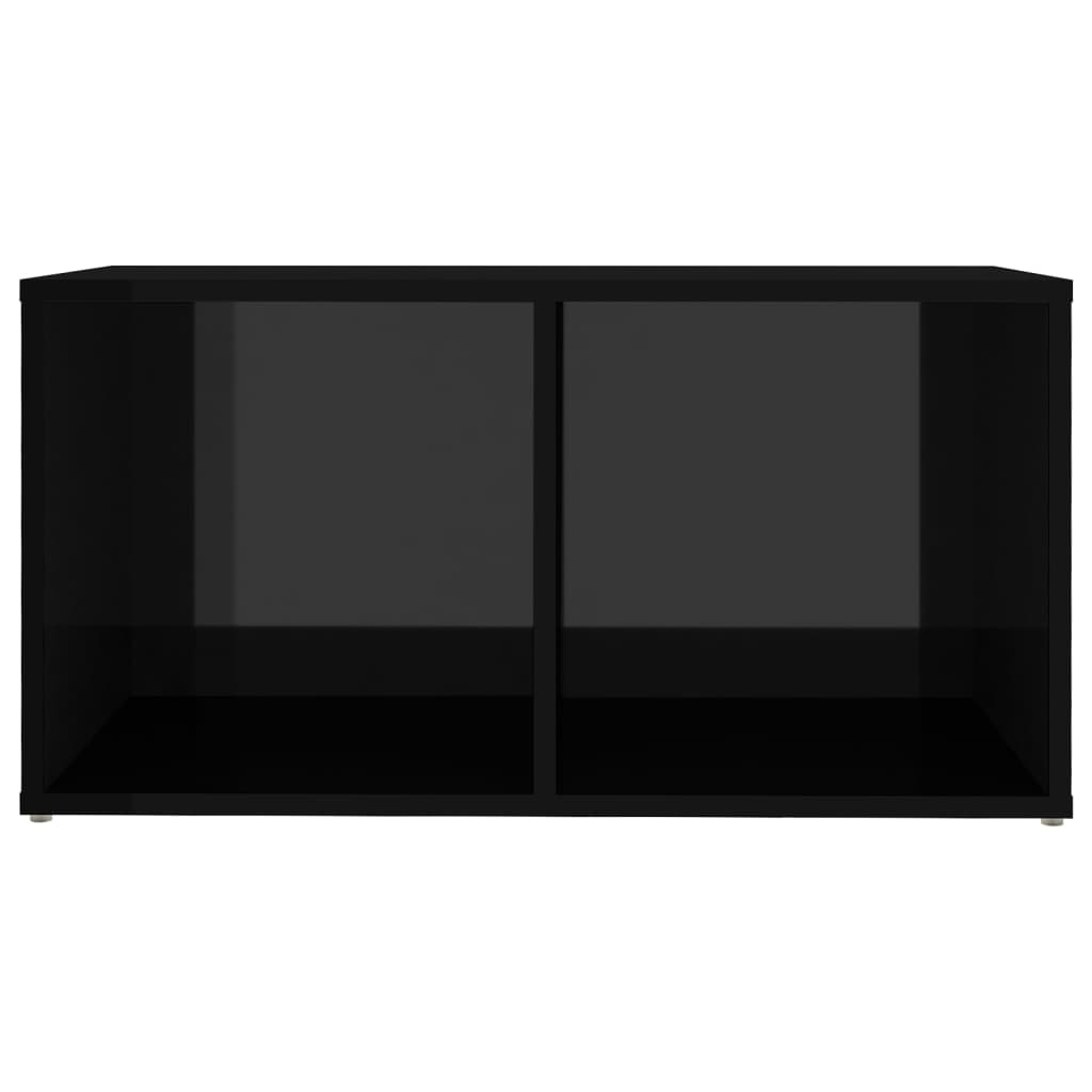 vidaXL Televizoriaus spintelės, 2vnt., juodos, 72x35x36,5cm, MDP