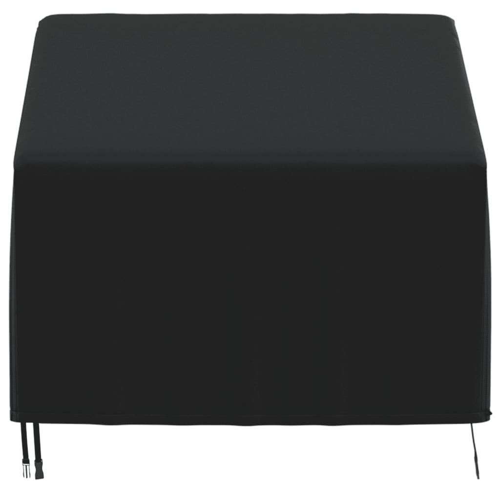 vidaXL Sodo kėdės uždangalas, juodas, 90x90x50/75cm, 420D oksfordas