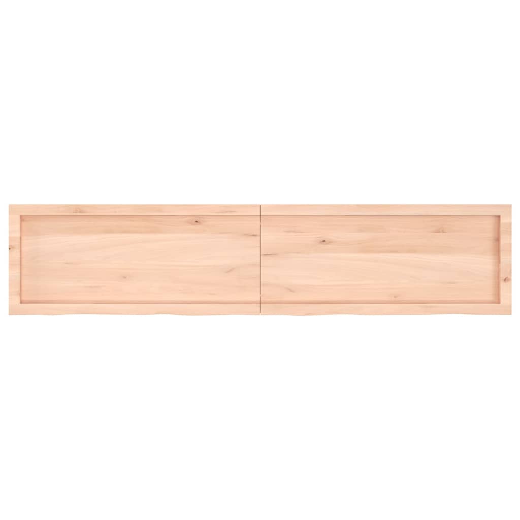 vidaXL Vonios kambario stalviršis, 180x40x(2-4) cm, medienos masyvas