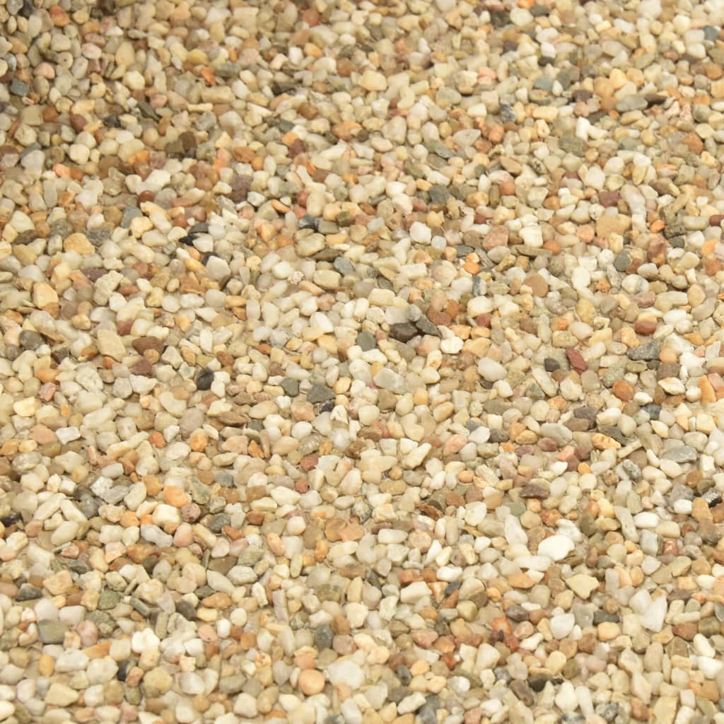 vidaXL Tvenkinio danga su akmenukais, smėlio spalvos, 250x40cm