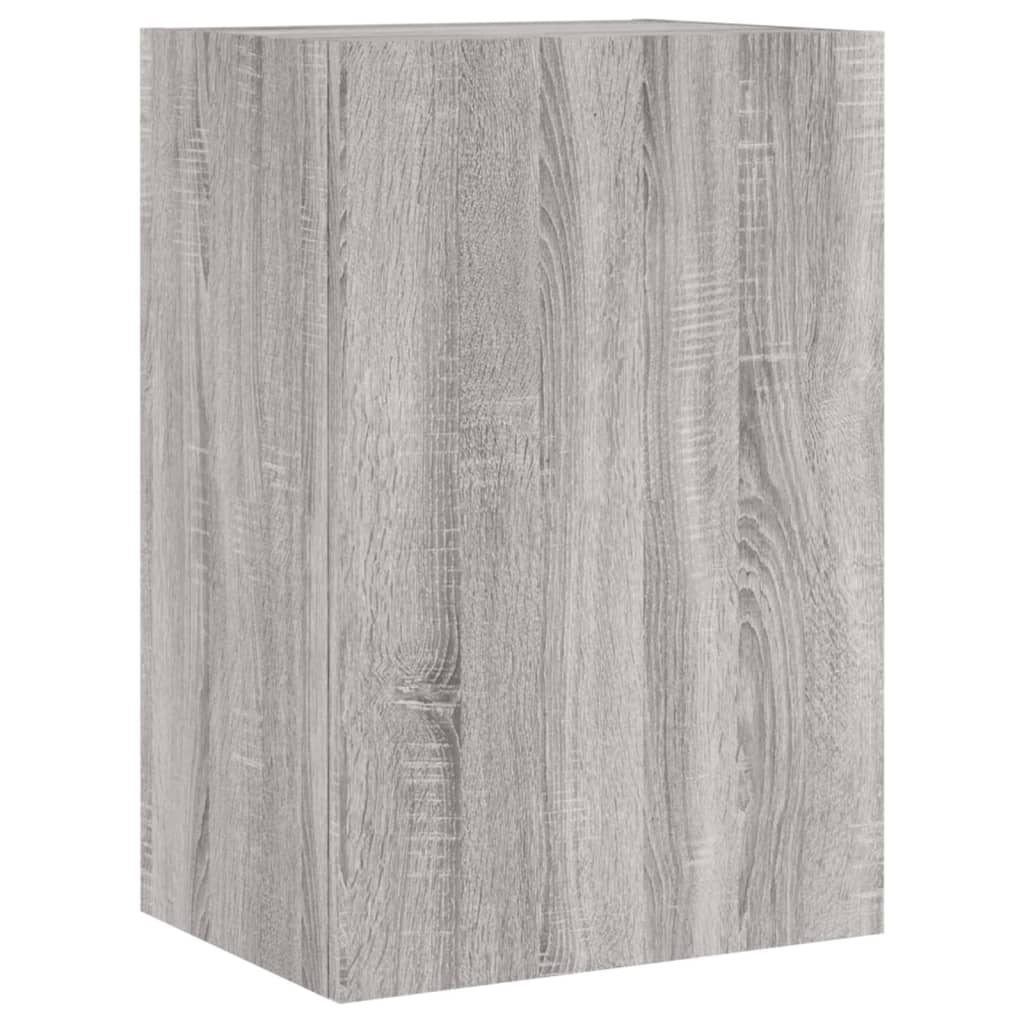 vidaXL Sieninė TV sekcija, 5 dalių, pilka ąžuolo, apdirbta mediena