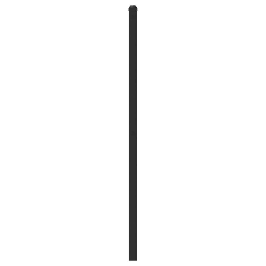 vidaXL Metalinis galvūgalis, juodos spalvos, 100cm