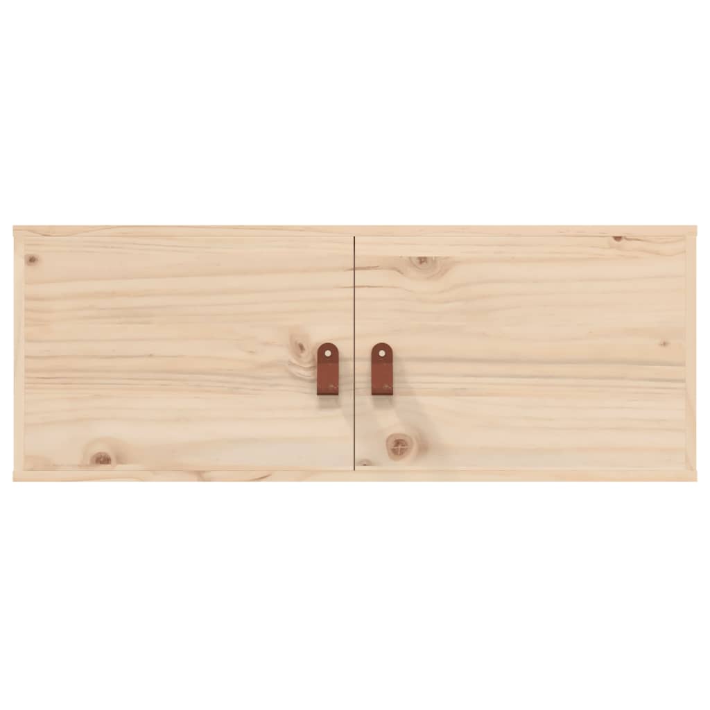 vidaXL Sieninė spintelė, 80x30x30cm, pušies medienos masyvas