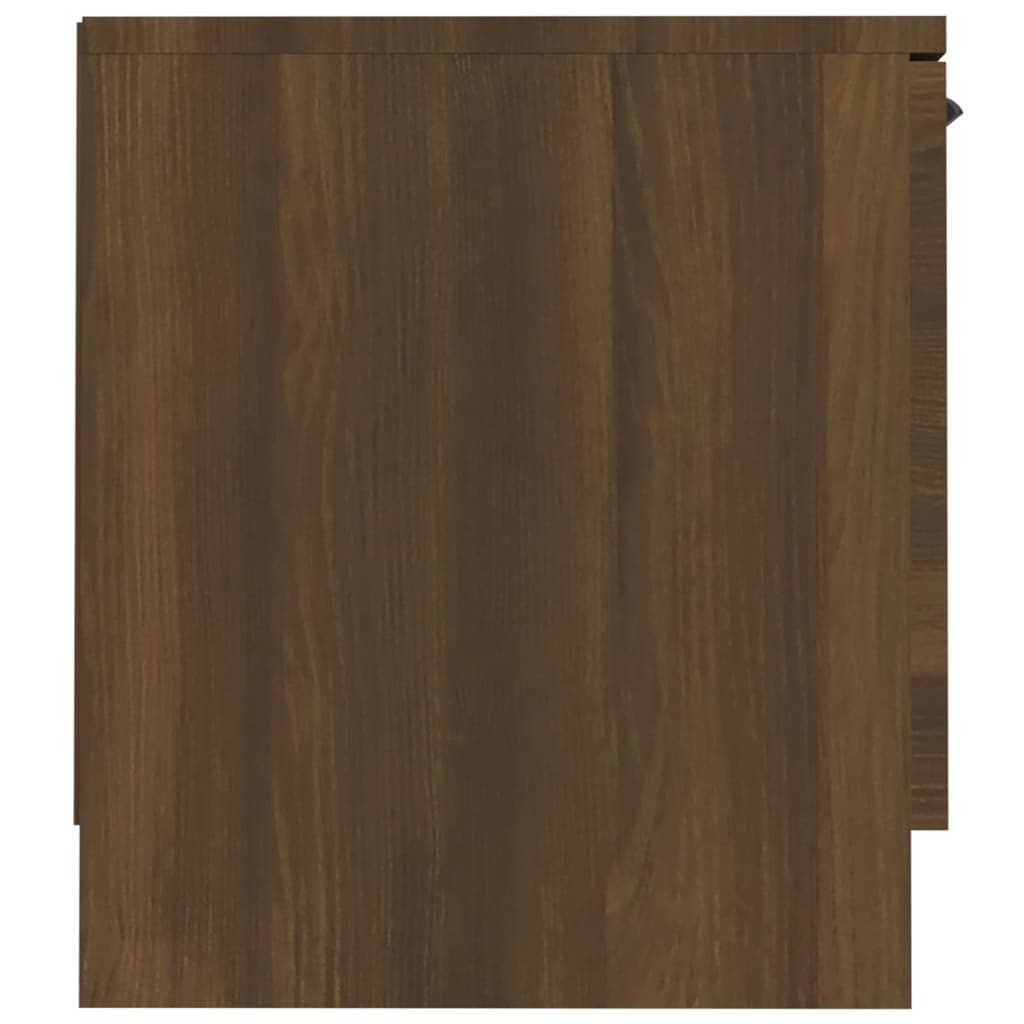 vidaXL Televizoriaus spintelė, ruda ąžuolo, 140x35x40cm, mediena