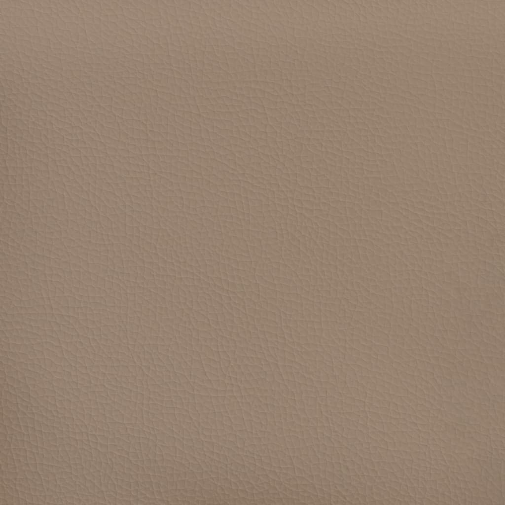 vidaXL Suoliukas, kapučino spalvos, 70x35x41cm, dirbtinė oda