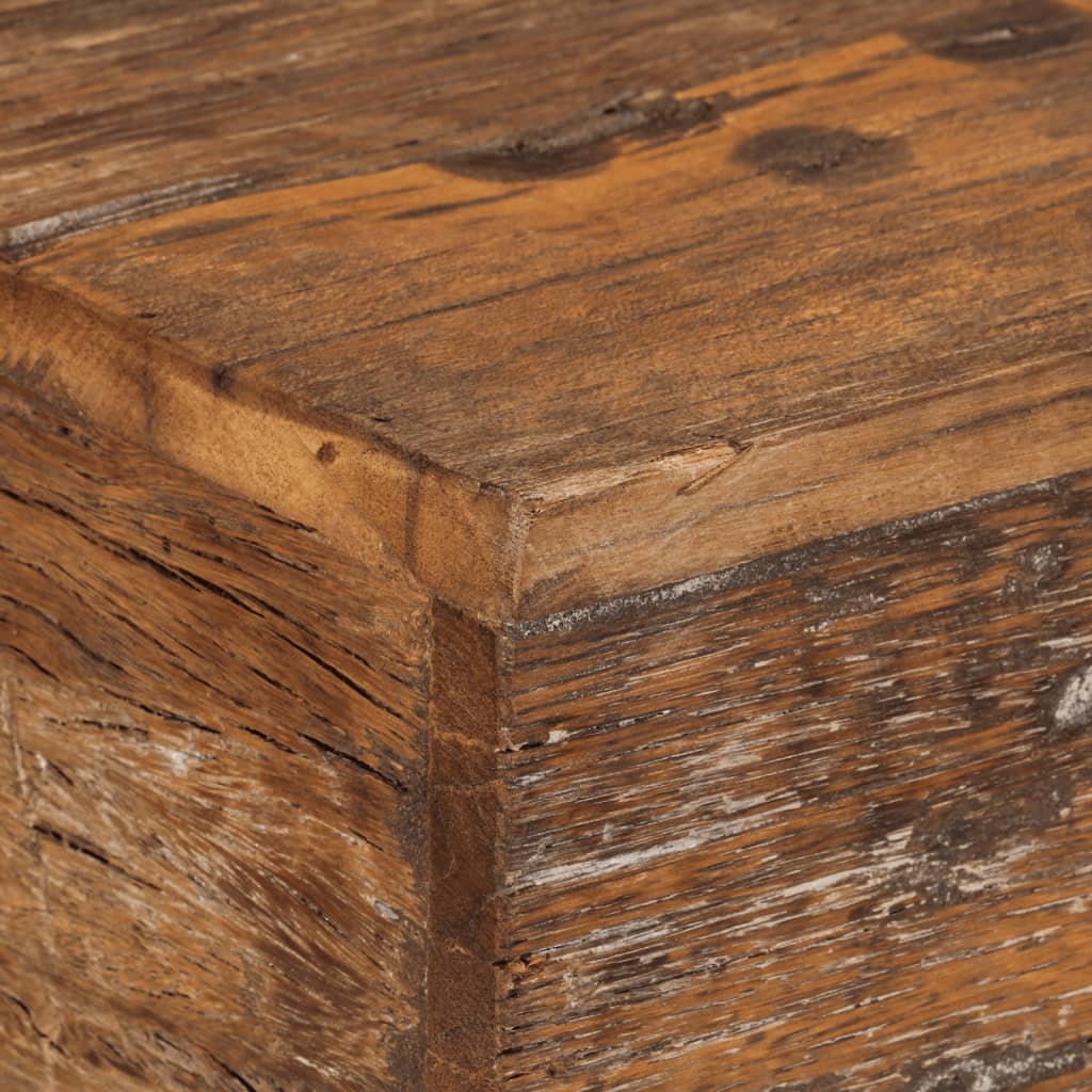vidaXL Konsolinis staliukas, 110x30x80cm, perdirbtos medienos masyvas