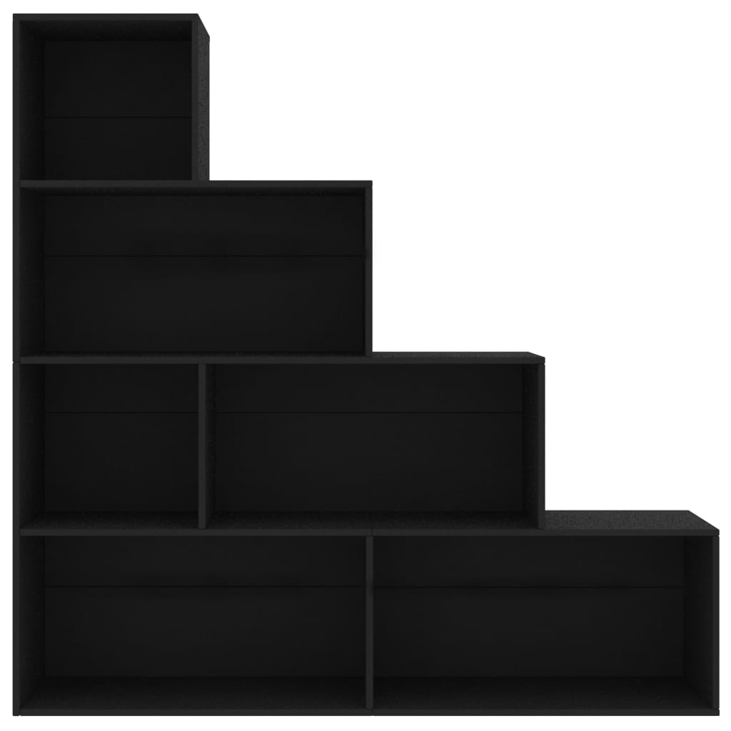 vidaXL Spintelė/kambario pertvara, juoda, 155x24x160cm, mediena