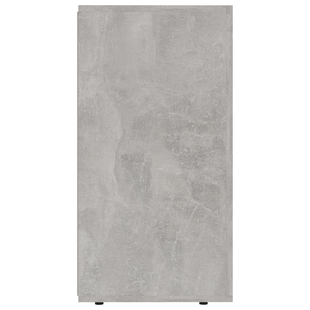 vidaXL Šoninė spintelė, betono pilkos spalvos, 120x36x69cm, MDP