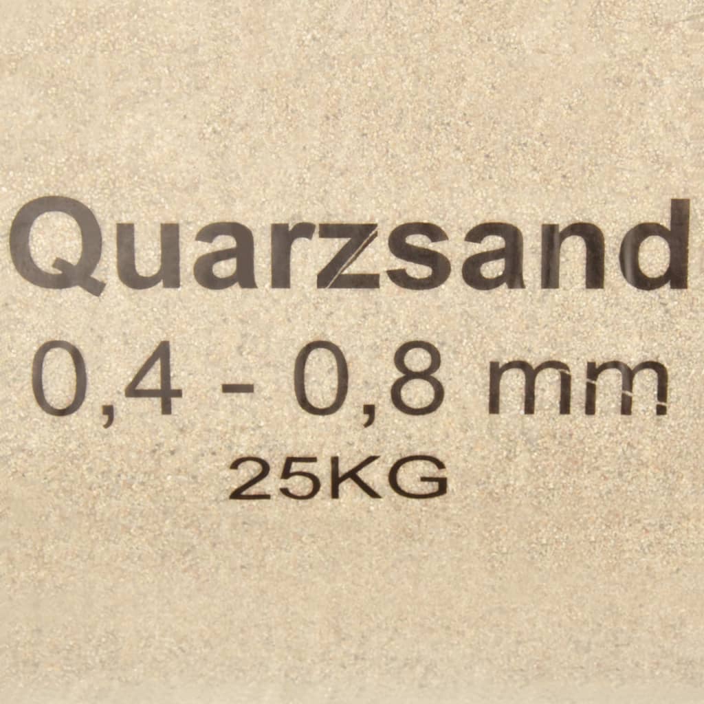 vidaXL Smėlis filtrui, 25kg, 0,4-0,8mm