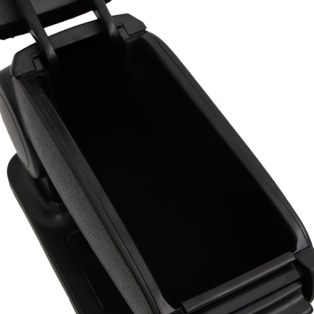 vidaXL Automobilio porankis, juodos spalvos, 14x33x(30-45,5)cm, ABS
