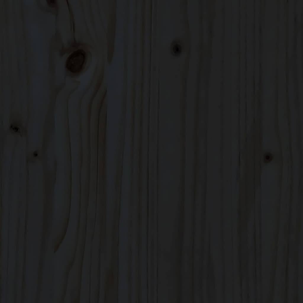 vidaXL Komposto dėžė, juoda, 82,5x82,5x99,5cm, pušies medienos masyvas