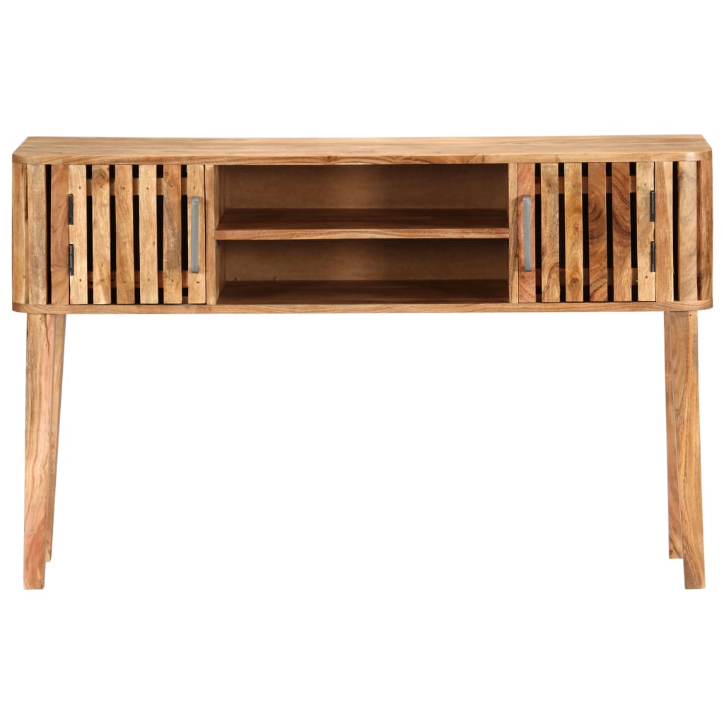 vidaXL Konsolinis staliukas, 120x35x76cm, akacijos medienos masyvas