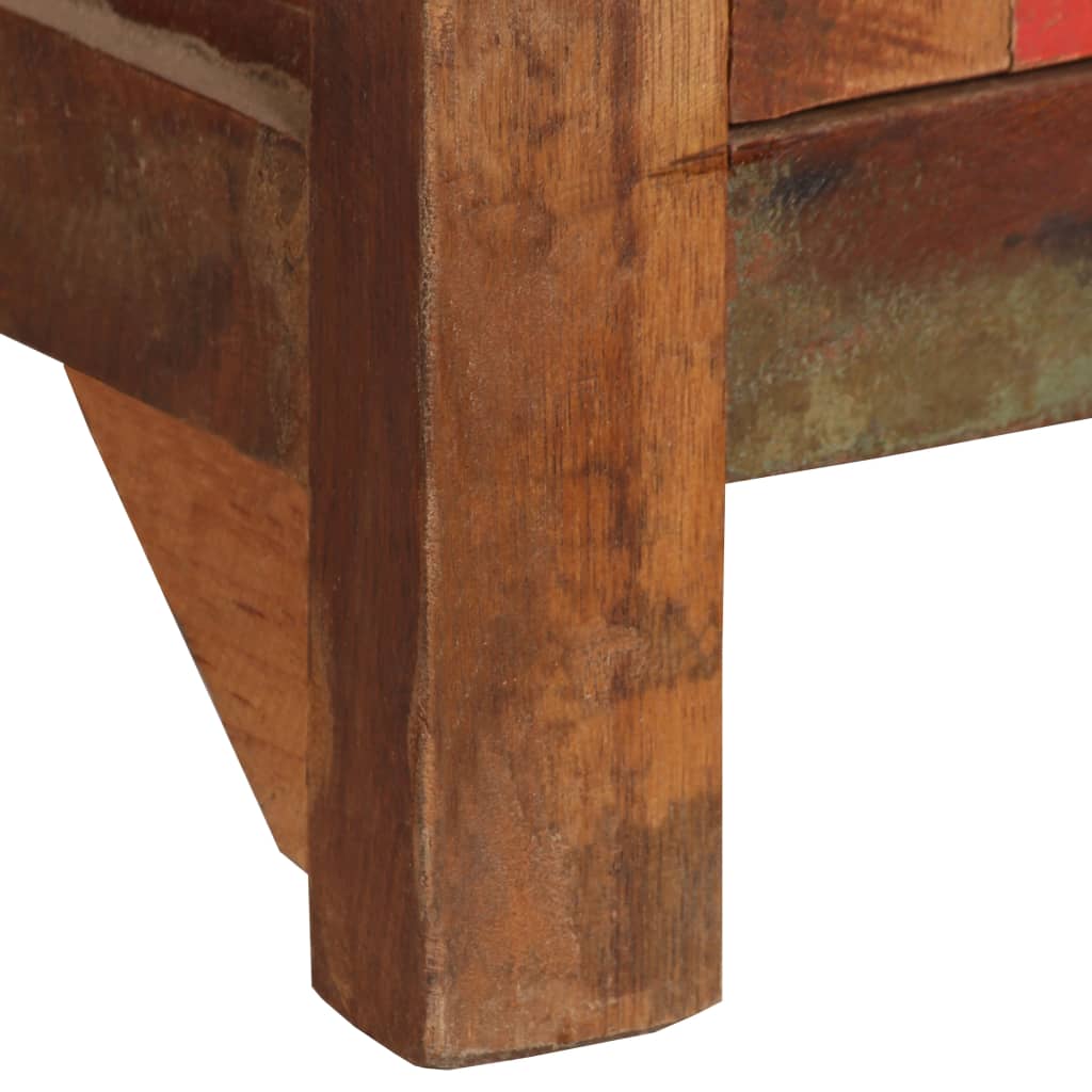 vidaXL Šoninė spintelė su lentynomis, perdirbta mediena, 65x30x180 cm