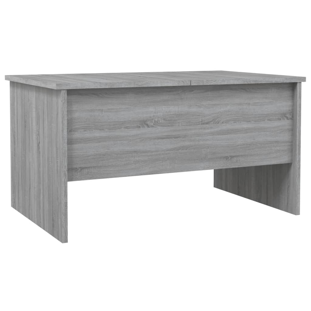 vidaXL Kavos staliukas, pilkas ąžuolo, 80x50x42,5cm, apdirbta mediena