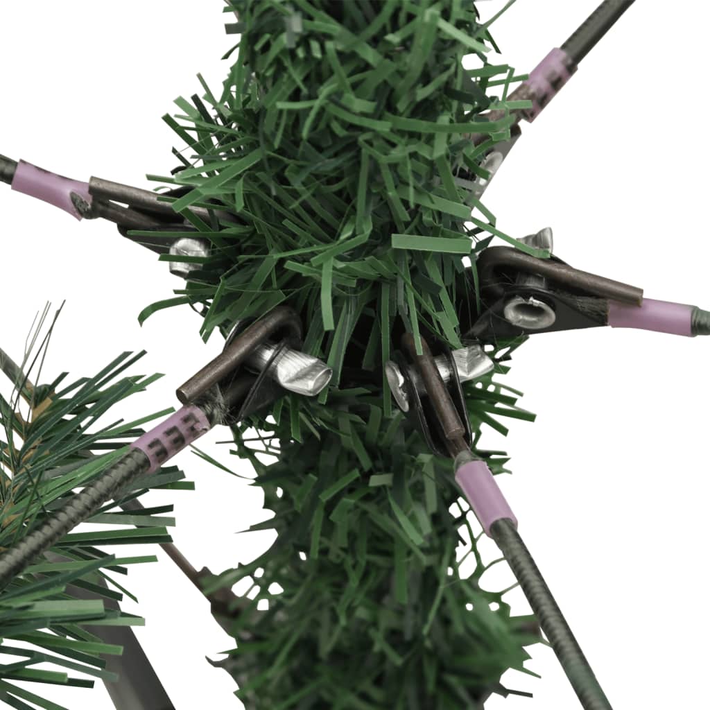 vidaXL Kalėdų eglutė su šarnyrinėmis šakomis/kankorėžiais, 180 cm