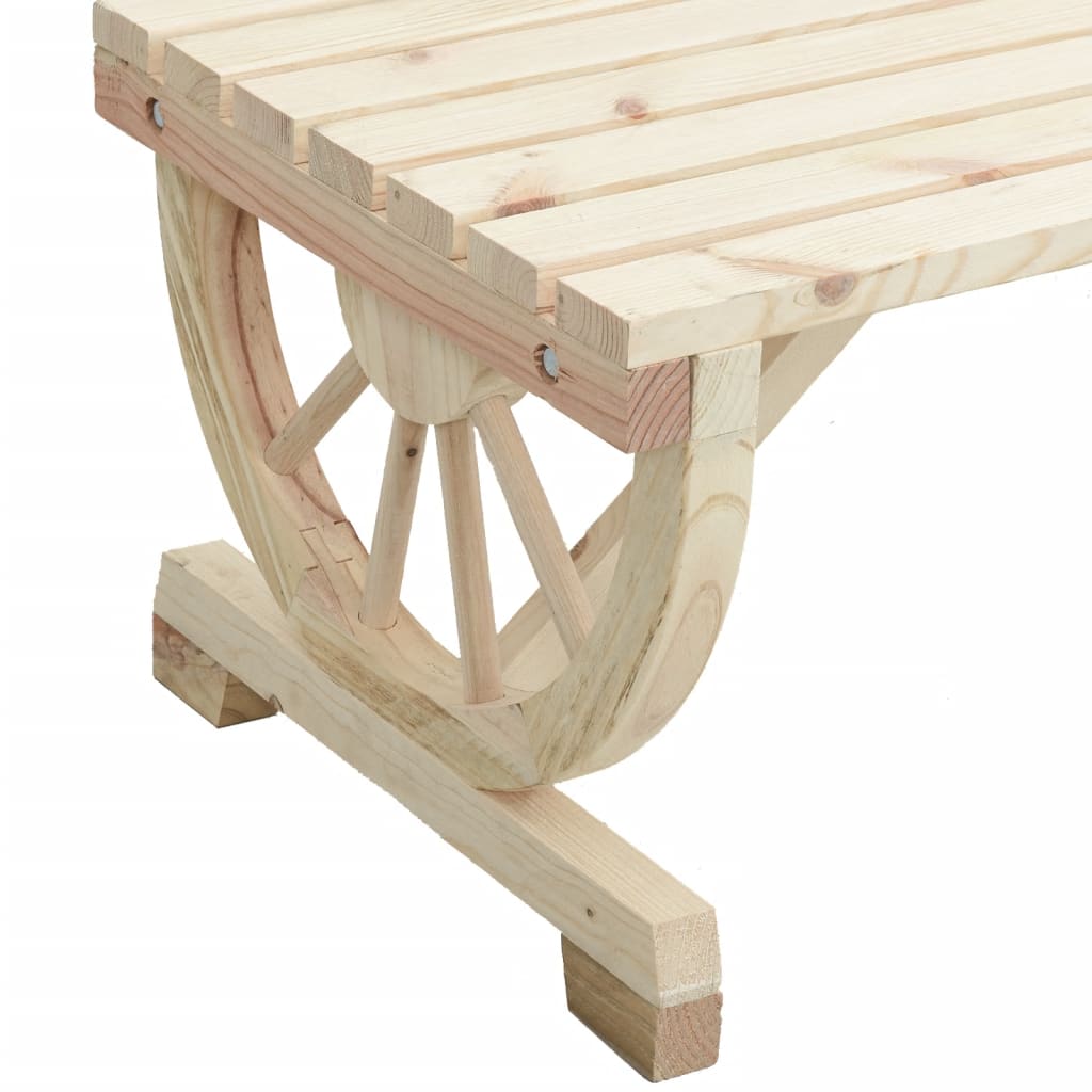 vidaXL Sodo poilsio baldų komplektas, 2 dalių, eglės medienos masyvas