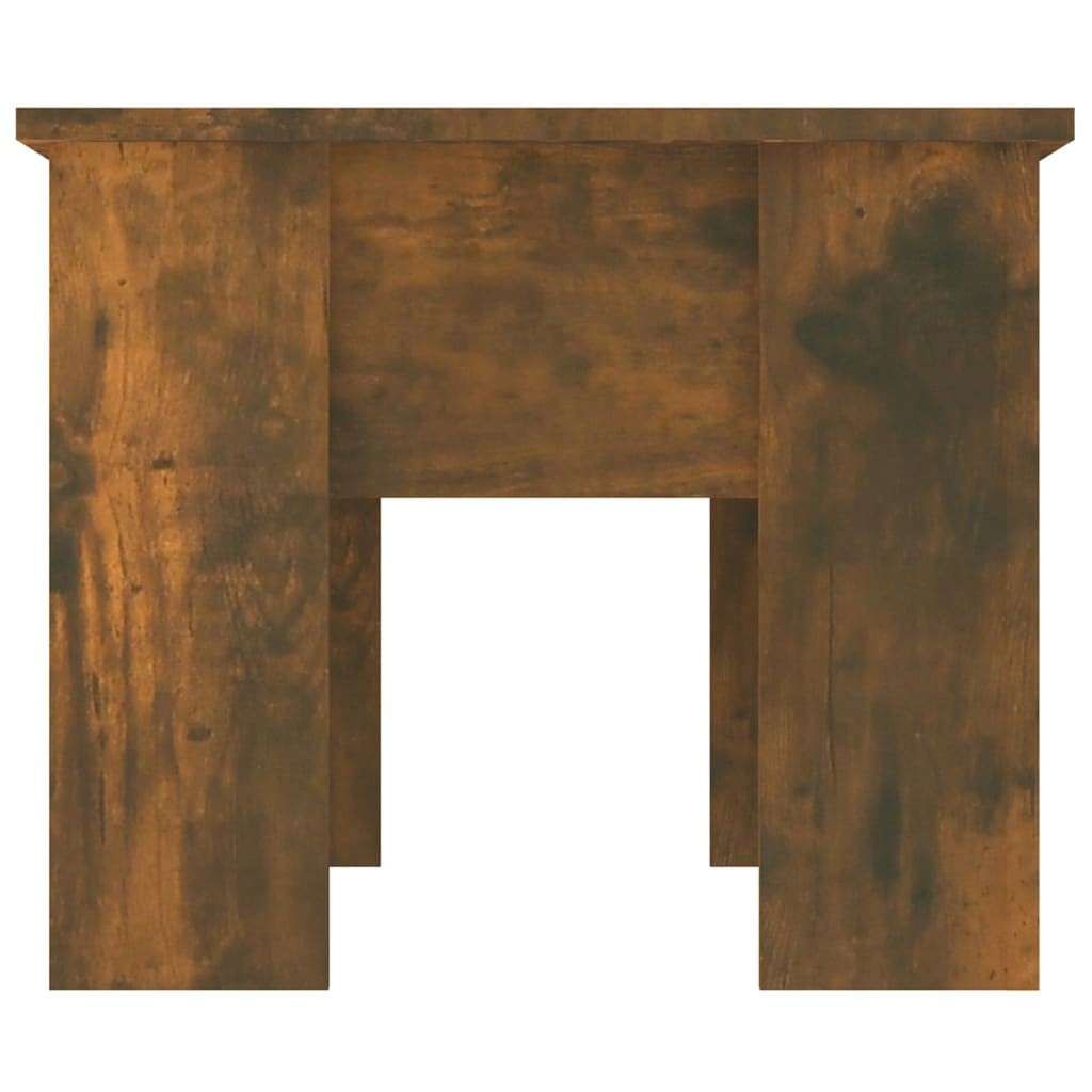 vidaXL Kavos staliukas, dūminio ąžuolo, 79x49x41cm, apdirbta mediena