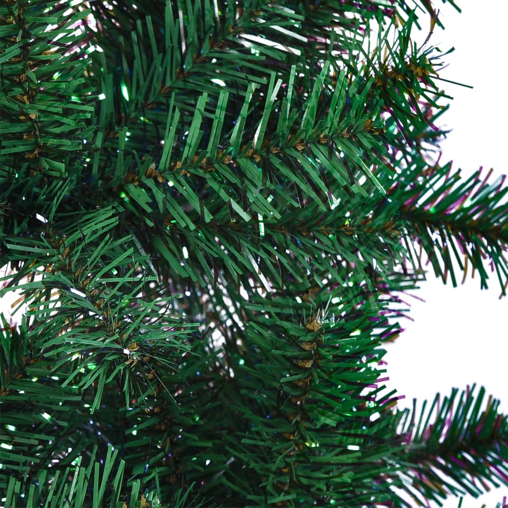 vidaXL Dirbtinė Kalėdų eglutė su spalvotom šakom, žalia, 150cm, PVC