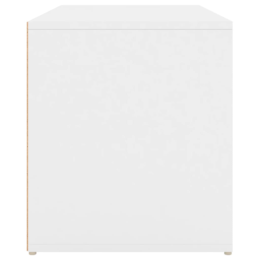 vidaXL Koridoriaus suoliukas, baltos spalvos, 80x40x45cm, MDP