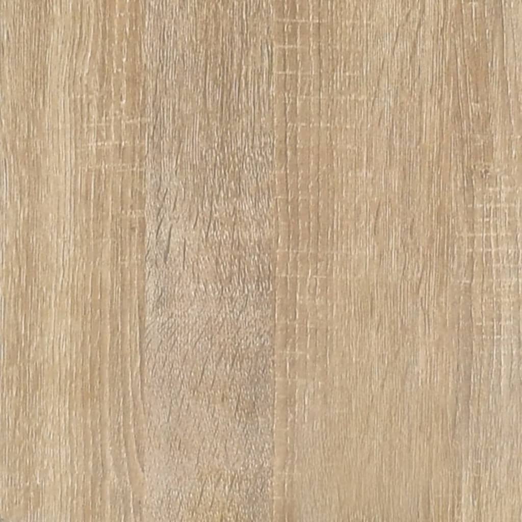 vidaXL Komoda, ąžuolo spalvos, 60x36x110cm, apdirbta mediena