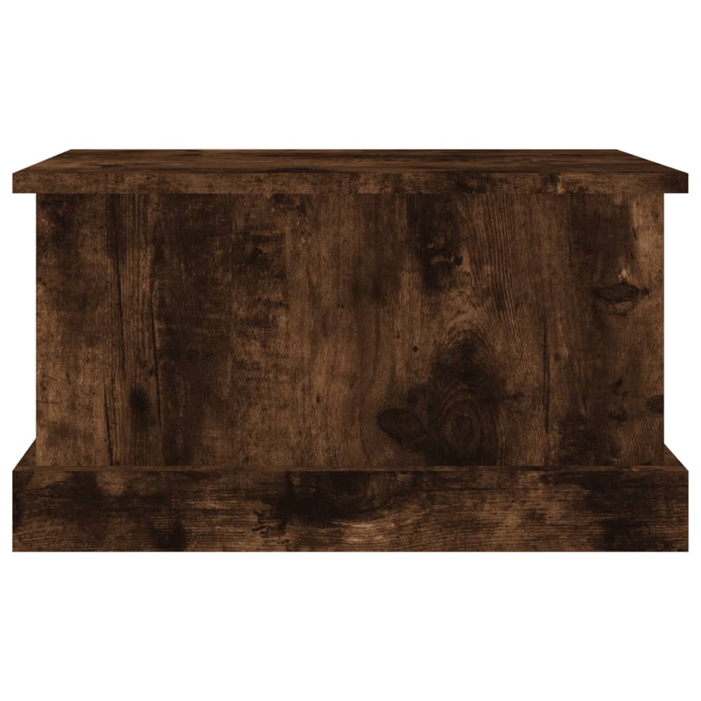 vidaXL Daiktadėžė, dūminio ąžuolo, 50x30x28cm, apdirbta mediena