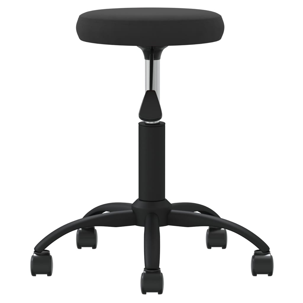 vidaXL Masažuotojo kėdė, juodos spalvos, aksomas (333171)