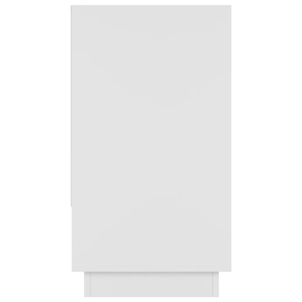 vidaXL Šoninė spintelė, baltos spalvos, 70x41x75cm, MDP, blizgi