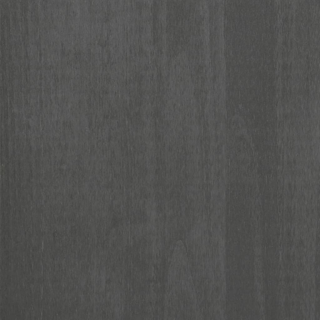 vidaXL Naktinė spintelė HAMAR, tamsiai pilka, 40x35x44,5cm, pušis