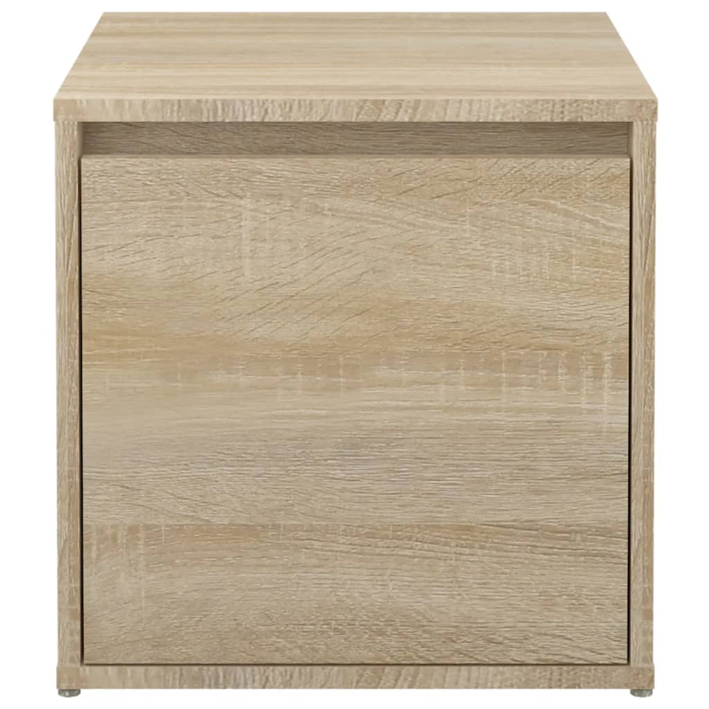 vidaXL Dėžė-stalčius, ąžuolo spalvos, 40,5x40x40cm, apdirbta mediena