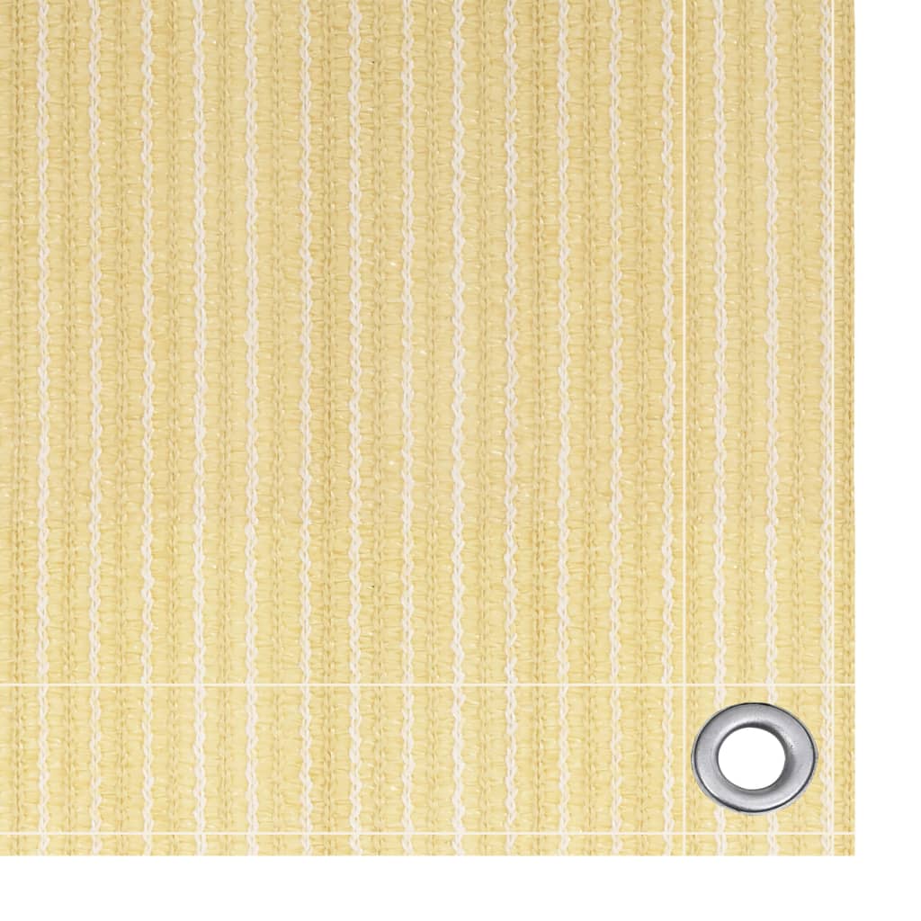 vidaXL Palapinės kilimėlis, smėlio spalvos, 400x400cm