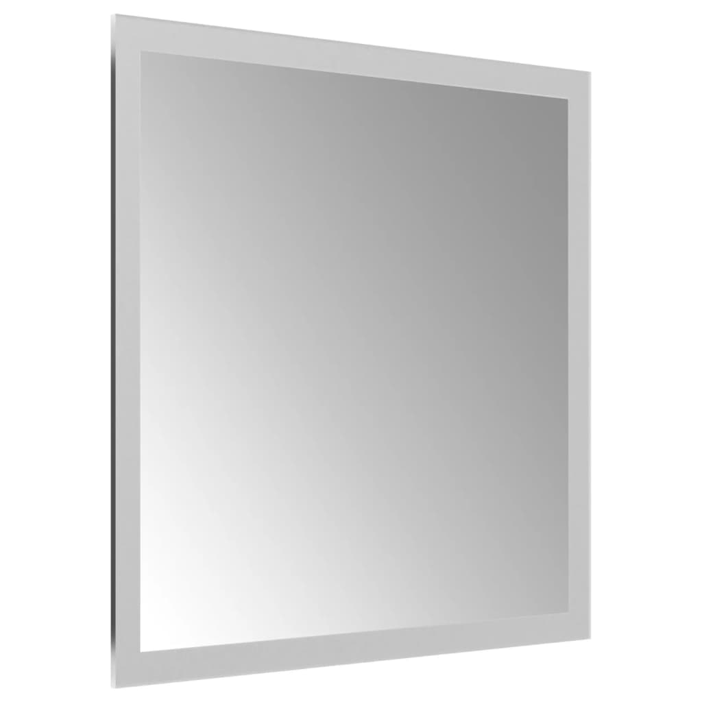 vidaXL Vonios kambario LED veidrodis, 30x30cm