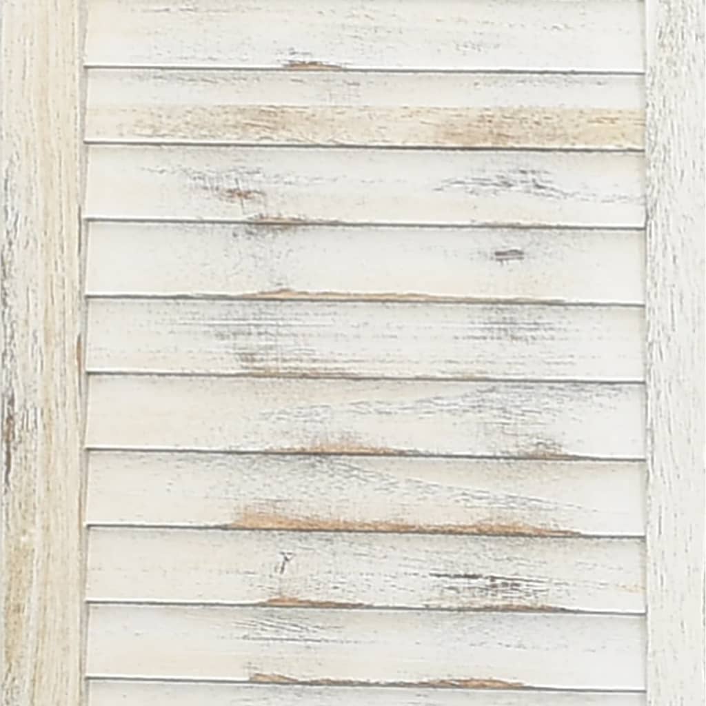 vidaXL Kambario pertvara, 3 dalių, baltos spalvos, 105x165 cm, mediena