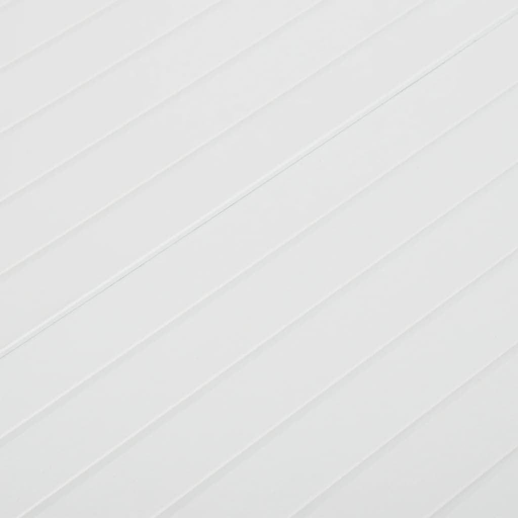vidaXL Sodo stalas, baltos spalvos, 150x90x72cm, PP