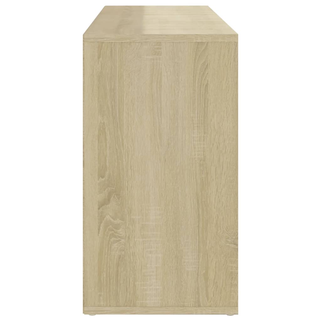 vidaXL Batų suoliukas, sonoma ąžuolo, 103x30x54,5cm, apdirbta mediena
