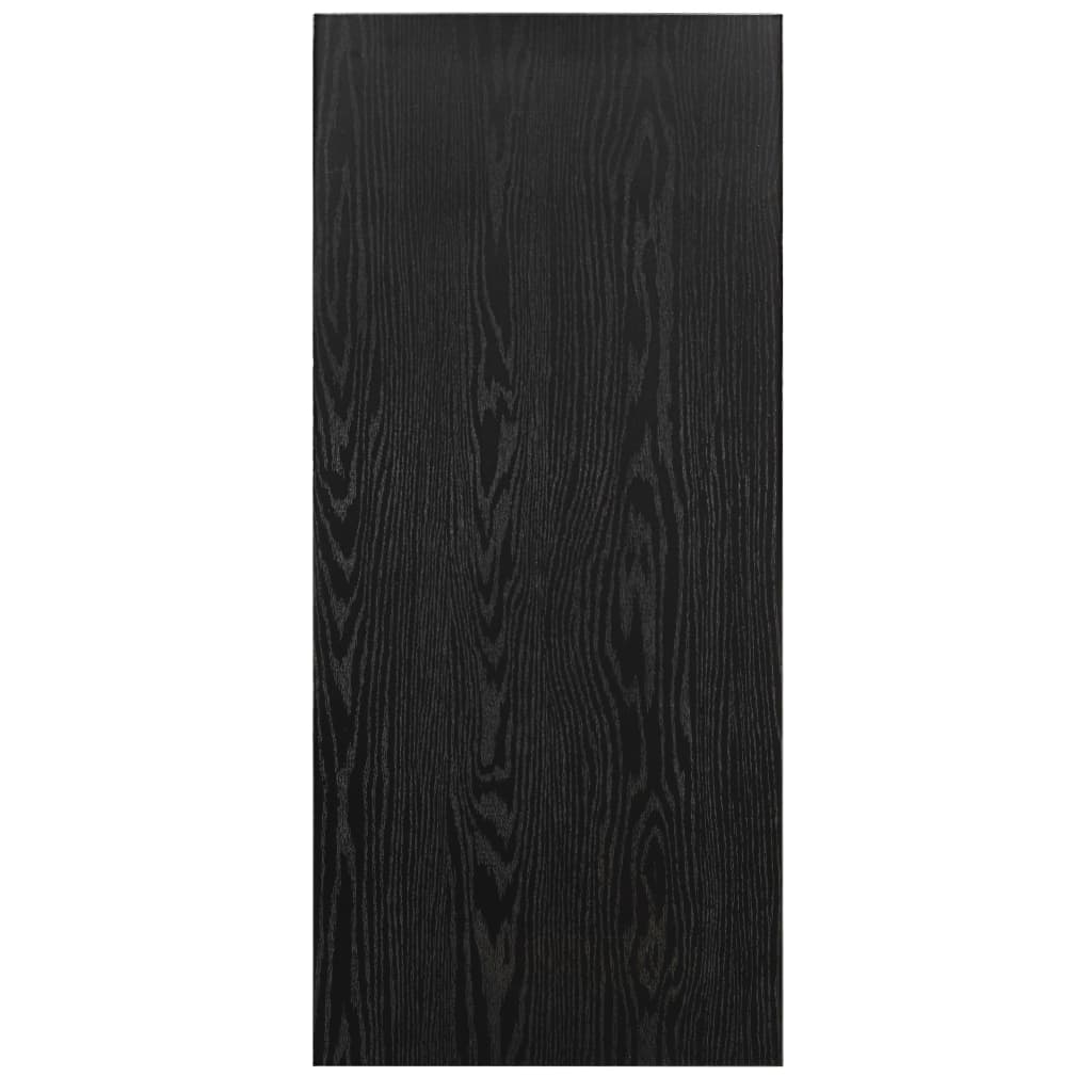 vidaXL Vonios kambario baldas, juodas, 90x40x16,3cm