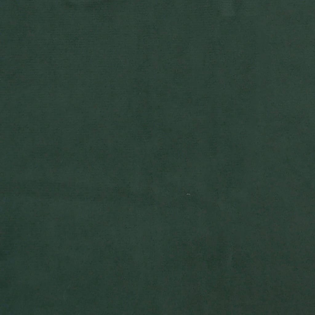 vidaXL Lovos rėmas su spyruoklėmis, tamsiai žalias, 140x200cm, aksomas