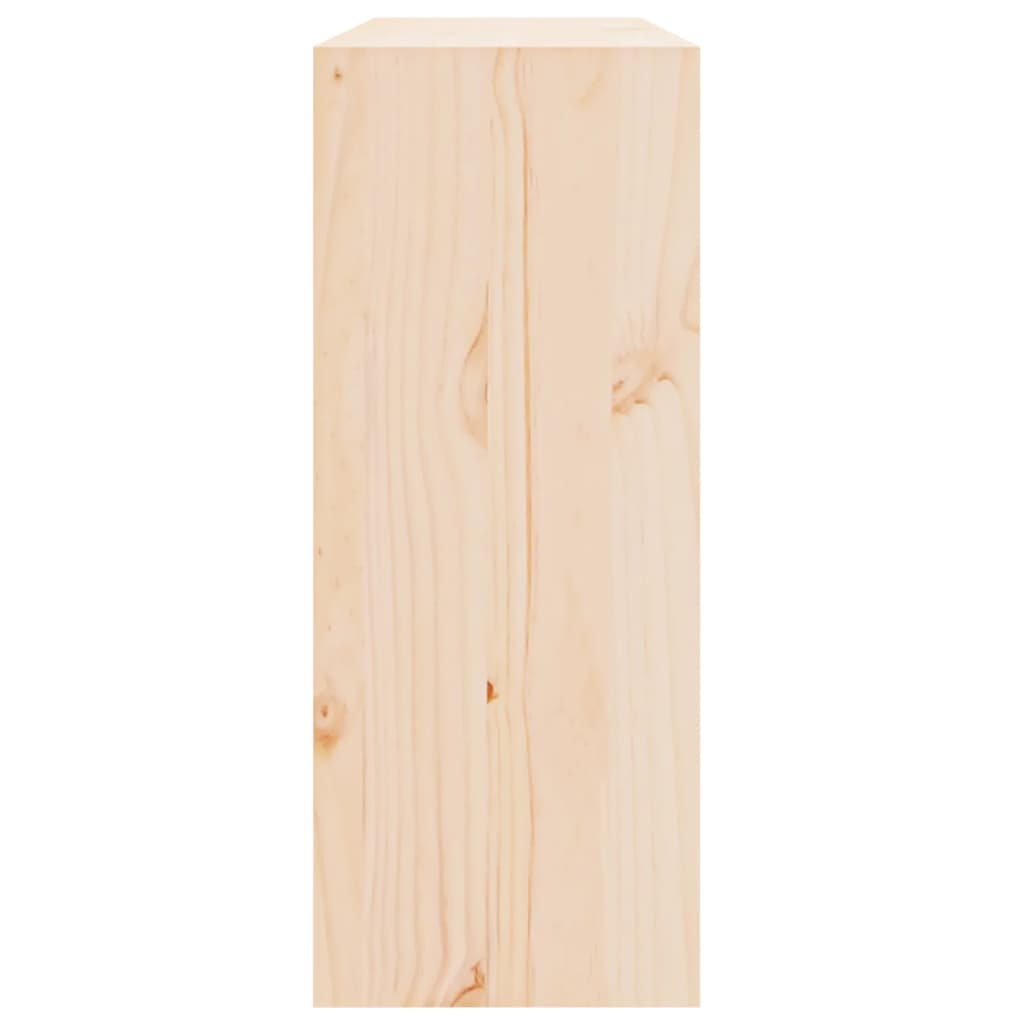 vidaXL Vyno spintelė, 62x25x62cm, pušies medienos masyvas