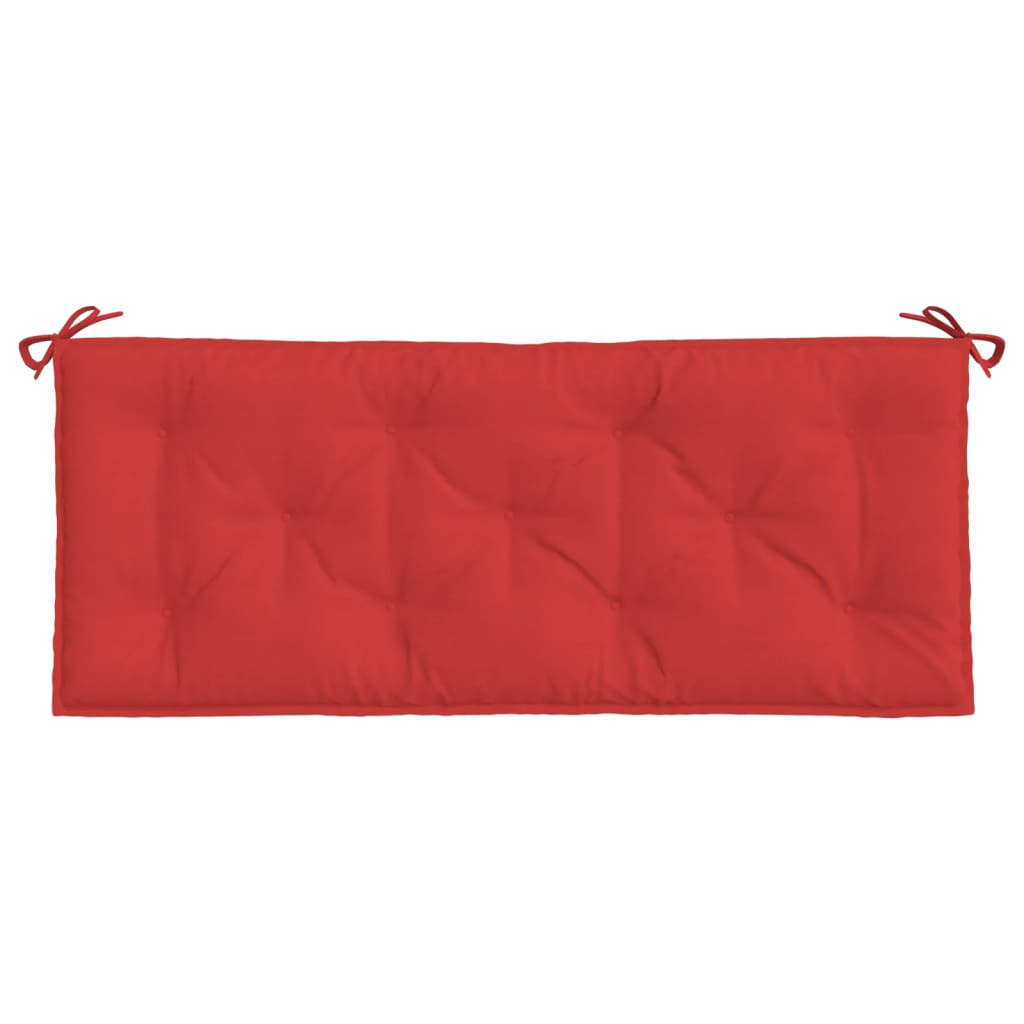 vidaXL Sodo suoliuko pagalvėlė, raudonos spalvos, 120x50x7cm, audinys