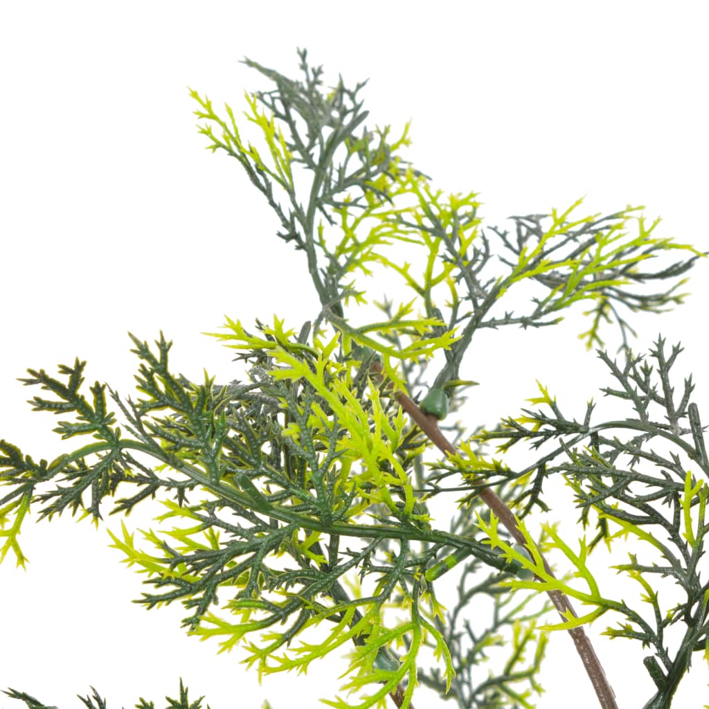 vidaXL Dirbtinis augalas-kiparisas su vazonu, žalios spalvos, 120cm