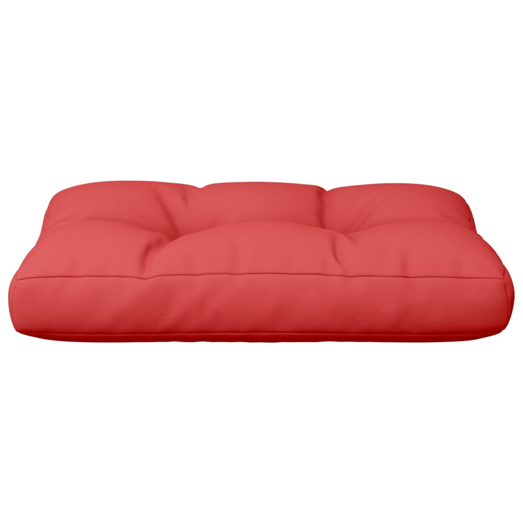 vidaXL Paletės pagalvėlė, raudonos spalvos, 50x40x12cm, audinys
