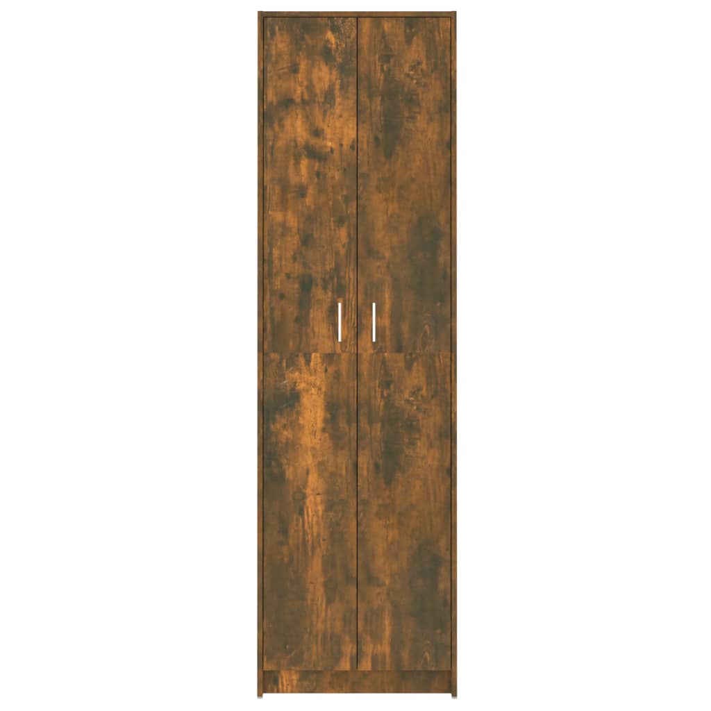 vidaXL Drabužių spinta, dūminio ąžuolo, 55x25x189cm, mediena