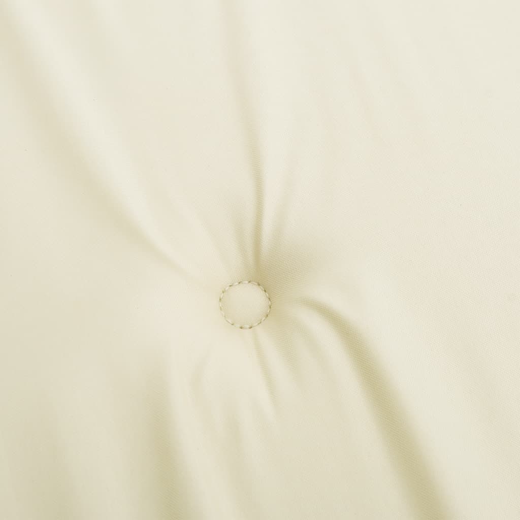 vidaXL Sodo suoliuko pagalvėlė, kreminės spalvos, 200x50x3cm, audinys