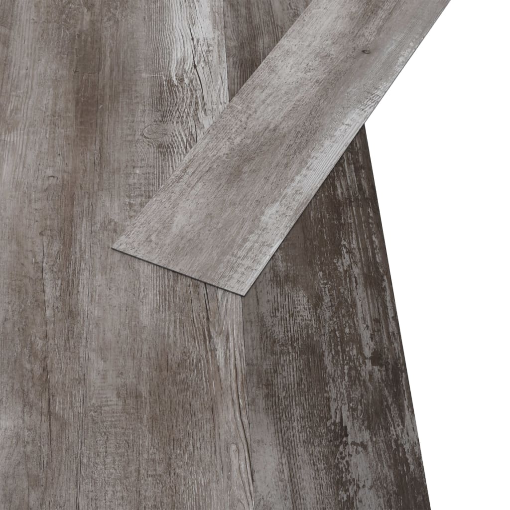 vidaXL Grindų plokštės, matinės rudos, PVC, 5,26m², 2mm, nelipnios