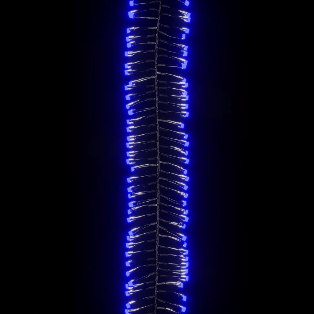 vidaXL LED lempučių girlianda, 11m, PVC, 1000 mėlynų LED, tanki