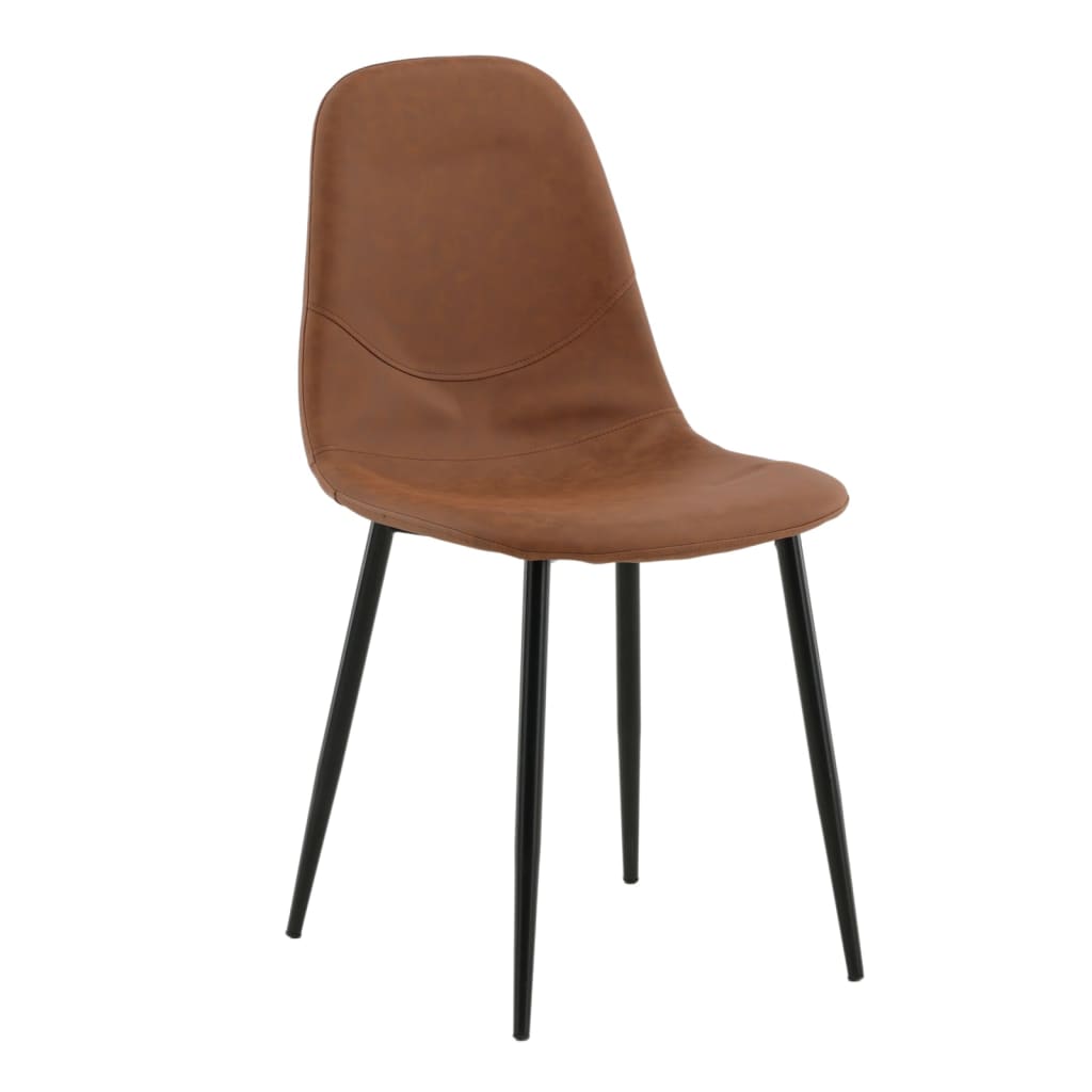 Venture Home Valgomojo kėdės Polar, 2vnt., rudos/juodos