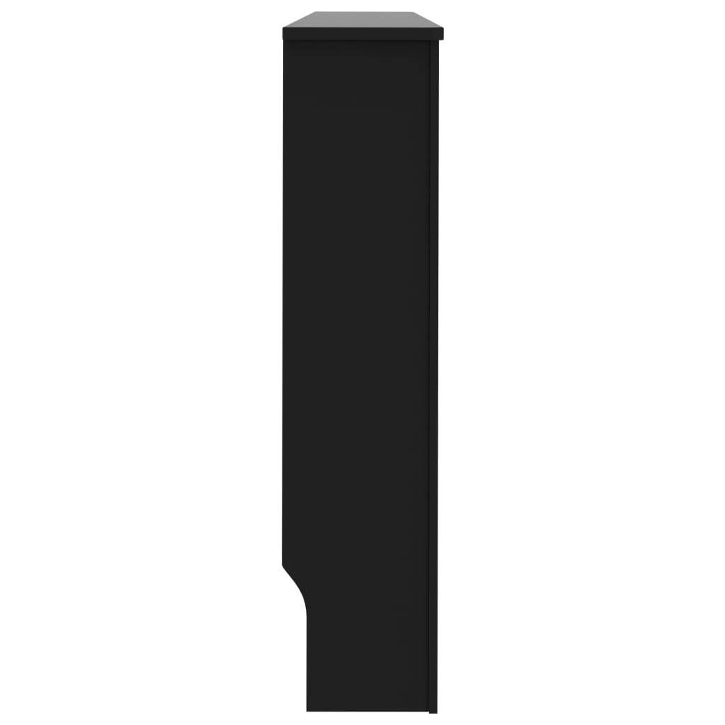 vidaXL Radiatoriaus uždangalas, juodos spalvos, 152x19x81,5cm, MDF