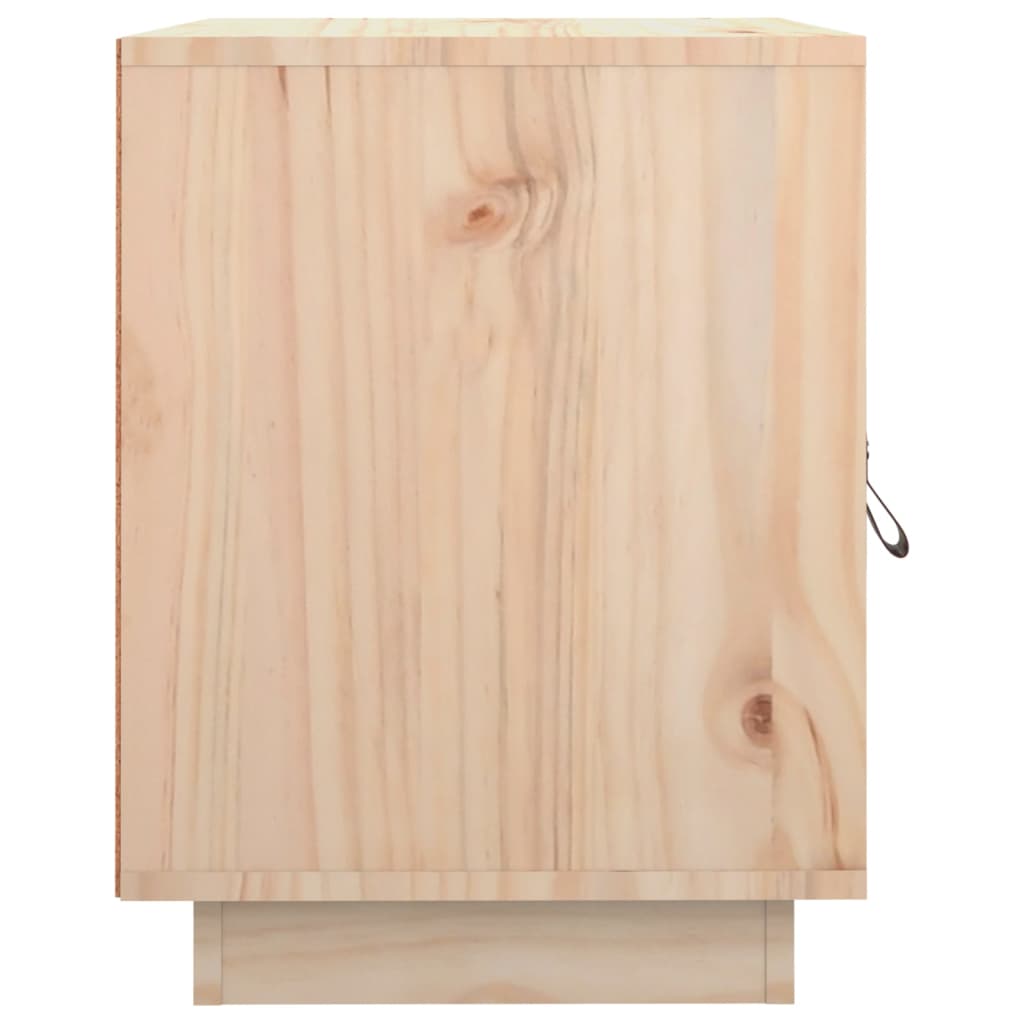 vidaXL Naktinės spintelės, 2vnt., 40x34x45cm, pušies medienos masyvas